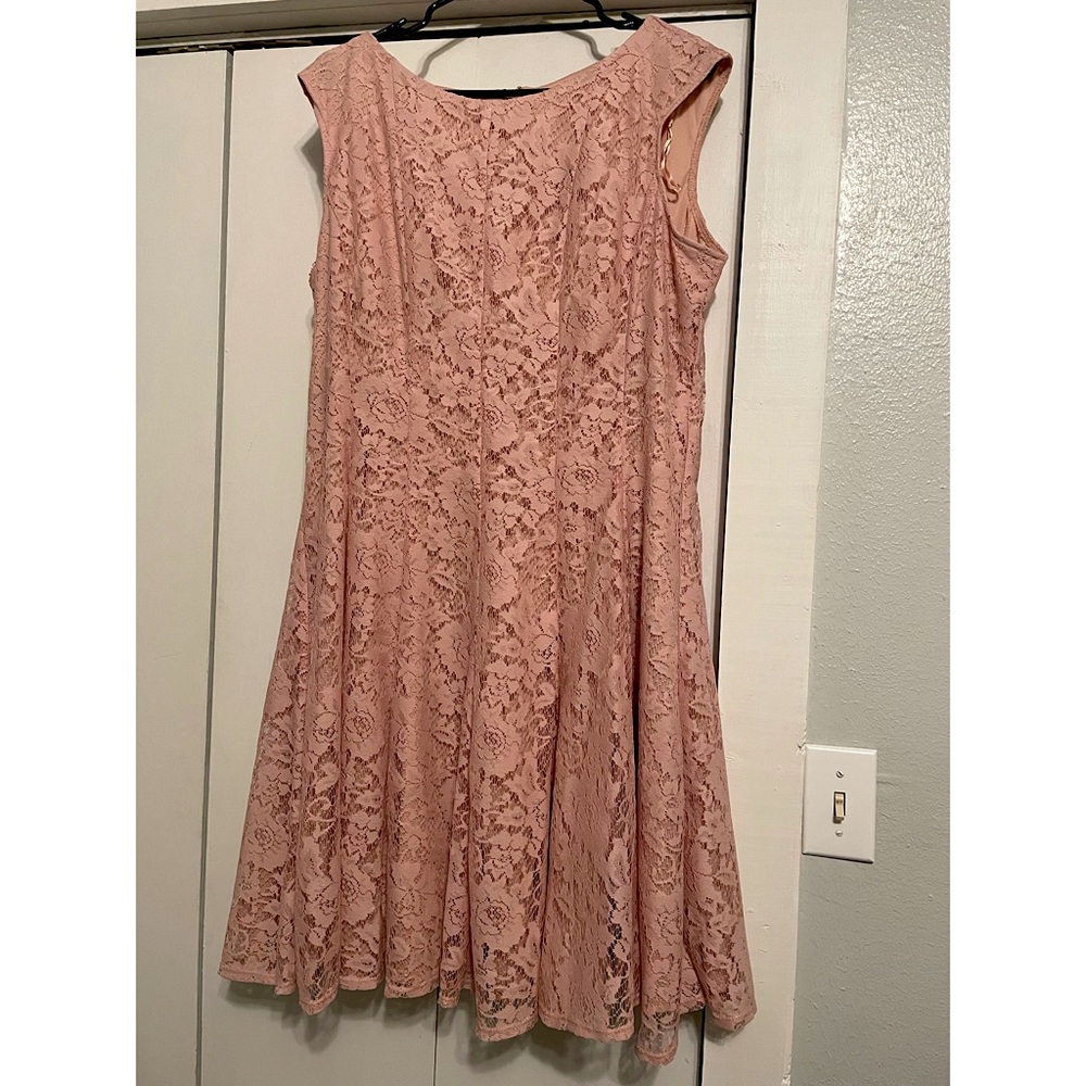 COPY - Womens plus size short lace dress